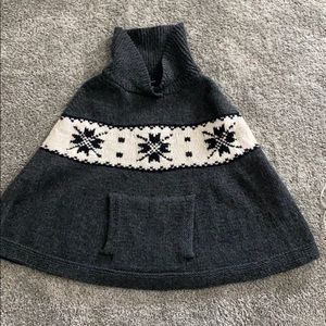 Hand knit Gap Poncho